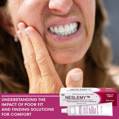 🔥 NESLEMY™ thermoplastic denture Adhesive (👨⚕️ dentist's recommendation) Limited time 24 hours promotion, miss no more!