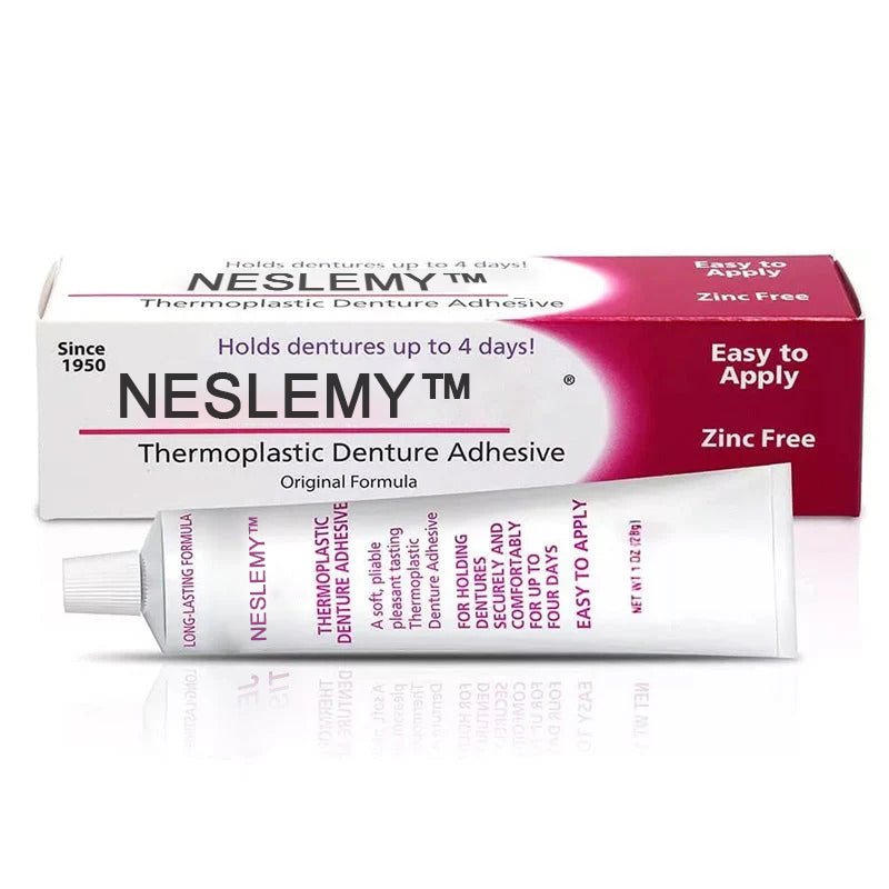 🔥 NESLEMY™ thermoplastic denture Adhesive (👨⚕️ dentist's recommendation) Limited time 24 hours promotion, miss no more!