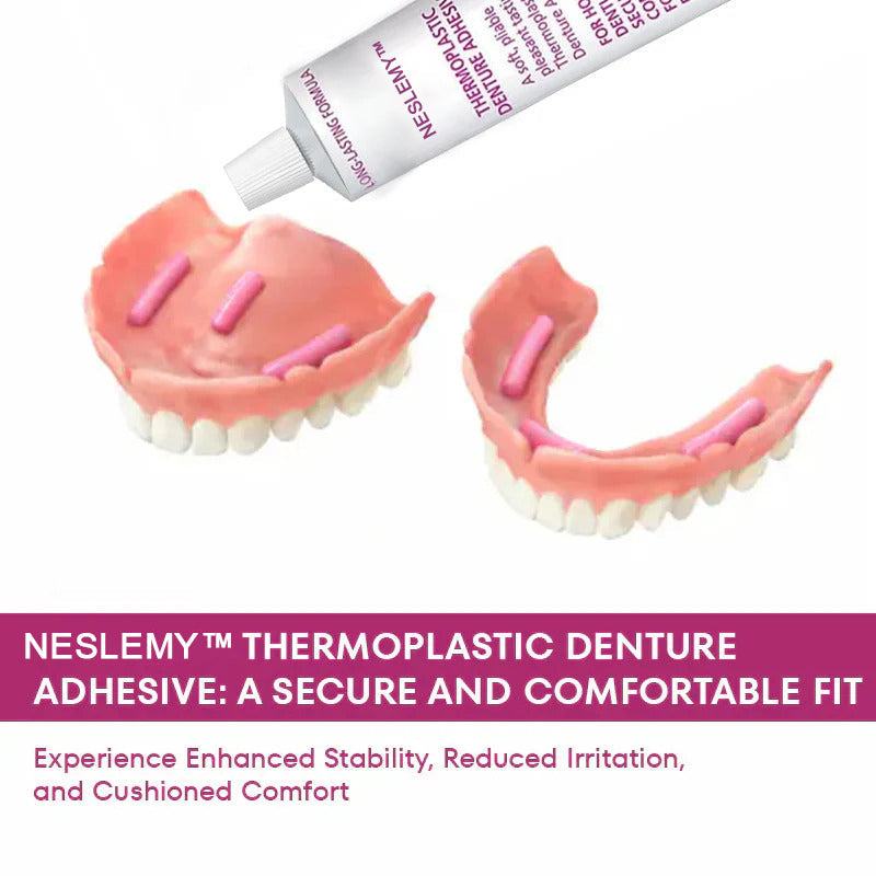 🔥 NESLEMY™ thermoplastic denture Adhesive (👨⚕️ dentist's recommendation) Limited time 24 hours promotion, miss no more!