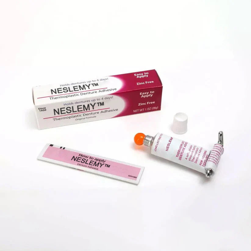 🔥 NESLEMY™ thermoplastic denture Adhesive (👨⚕️ dentist's recommendation) Limited time 24 hours promotion, miss no more!