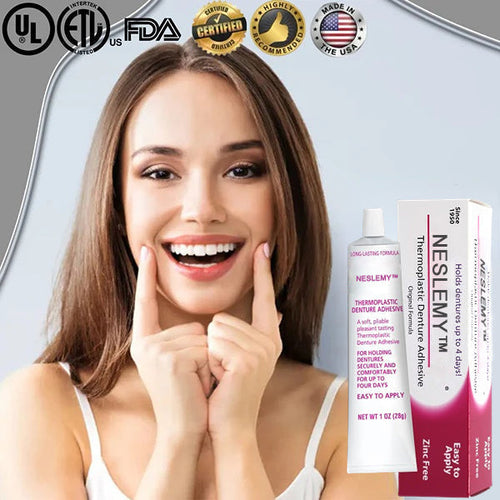 🔥 NESLEMY™ thermoplastic denture Adhesive (👨⚕️ dentist's recommendation) Limited time 24 hours promotion, miss no more!