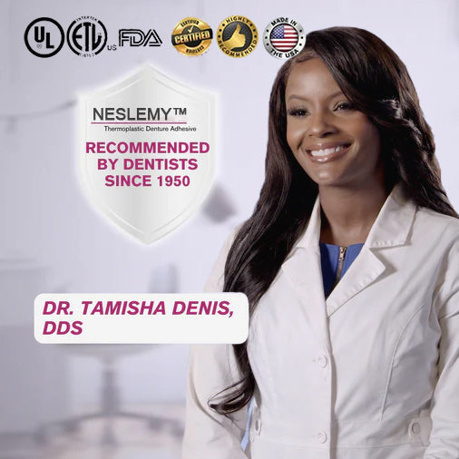 🔥 NESLEMY™ thermoplastic denture Adhesive (👨⚕️ dentist's recommendation) Limited time 24 hours promotion, miss no more!