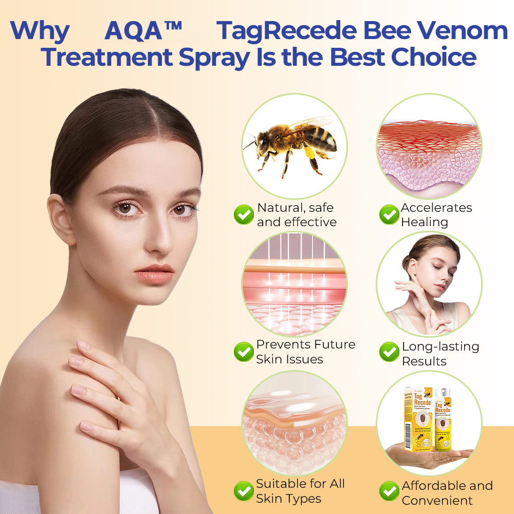 ✅Official Store: AQA™ TagRecede Bee Poison Treatment Spray